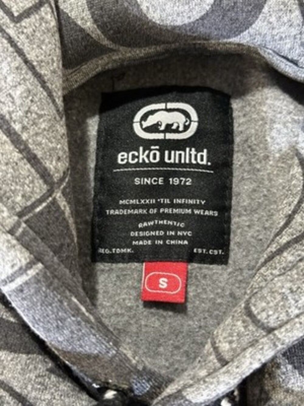 Ecko Unltd All Over Logo Hoodie Mens size XL New With Tags! - Picture 7 of 14